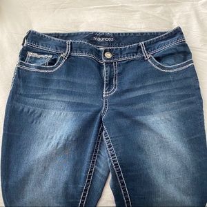 Maurices low rise flair jeans